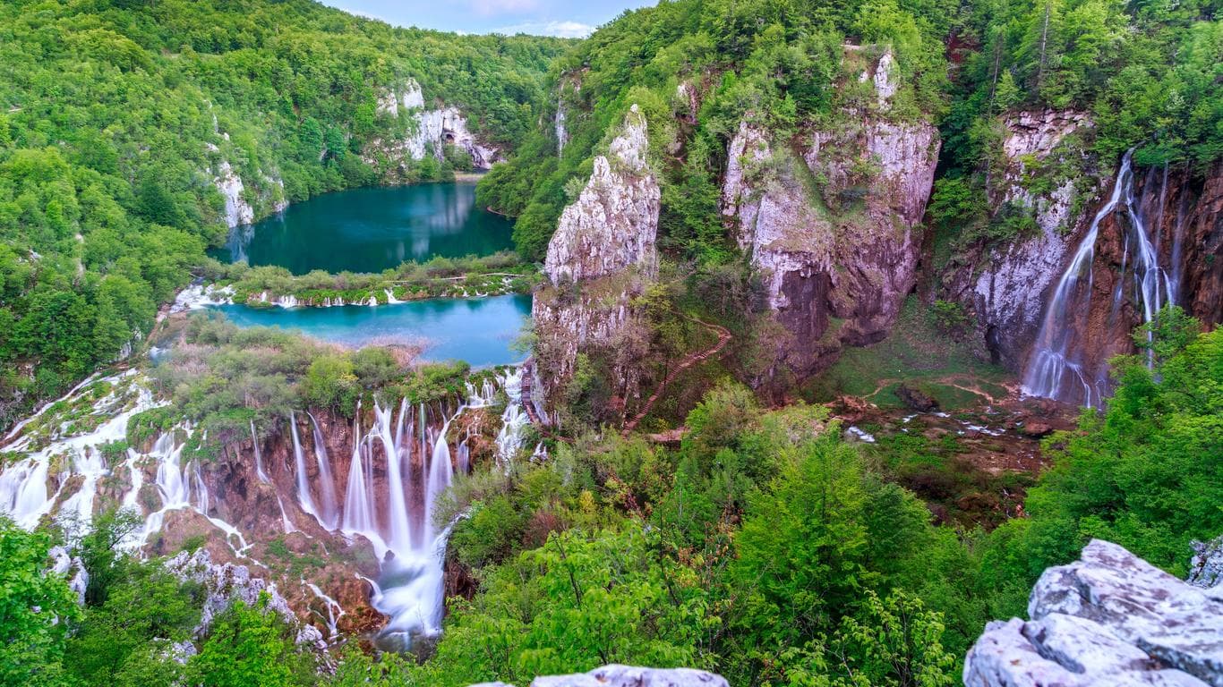 Plitvice Lakes waterfalls