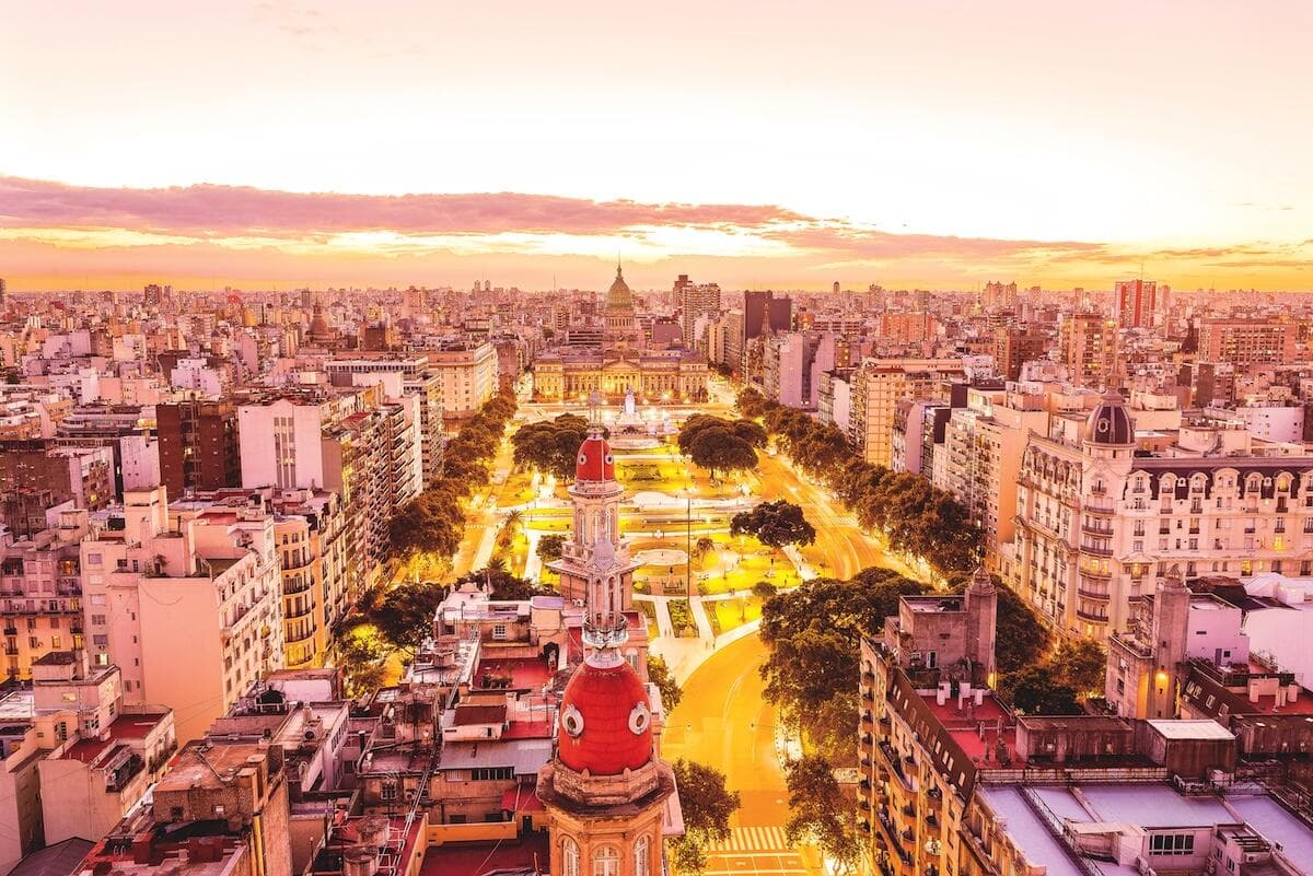 Buenos Aires city scene