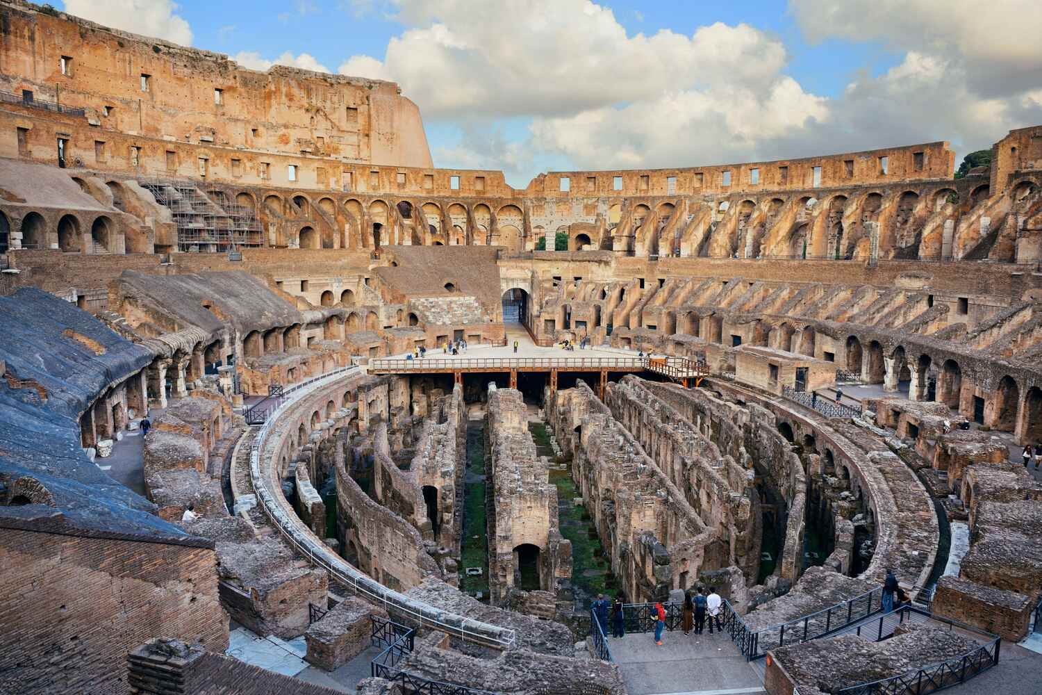 Exterior of the Colosseum in Rome