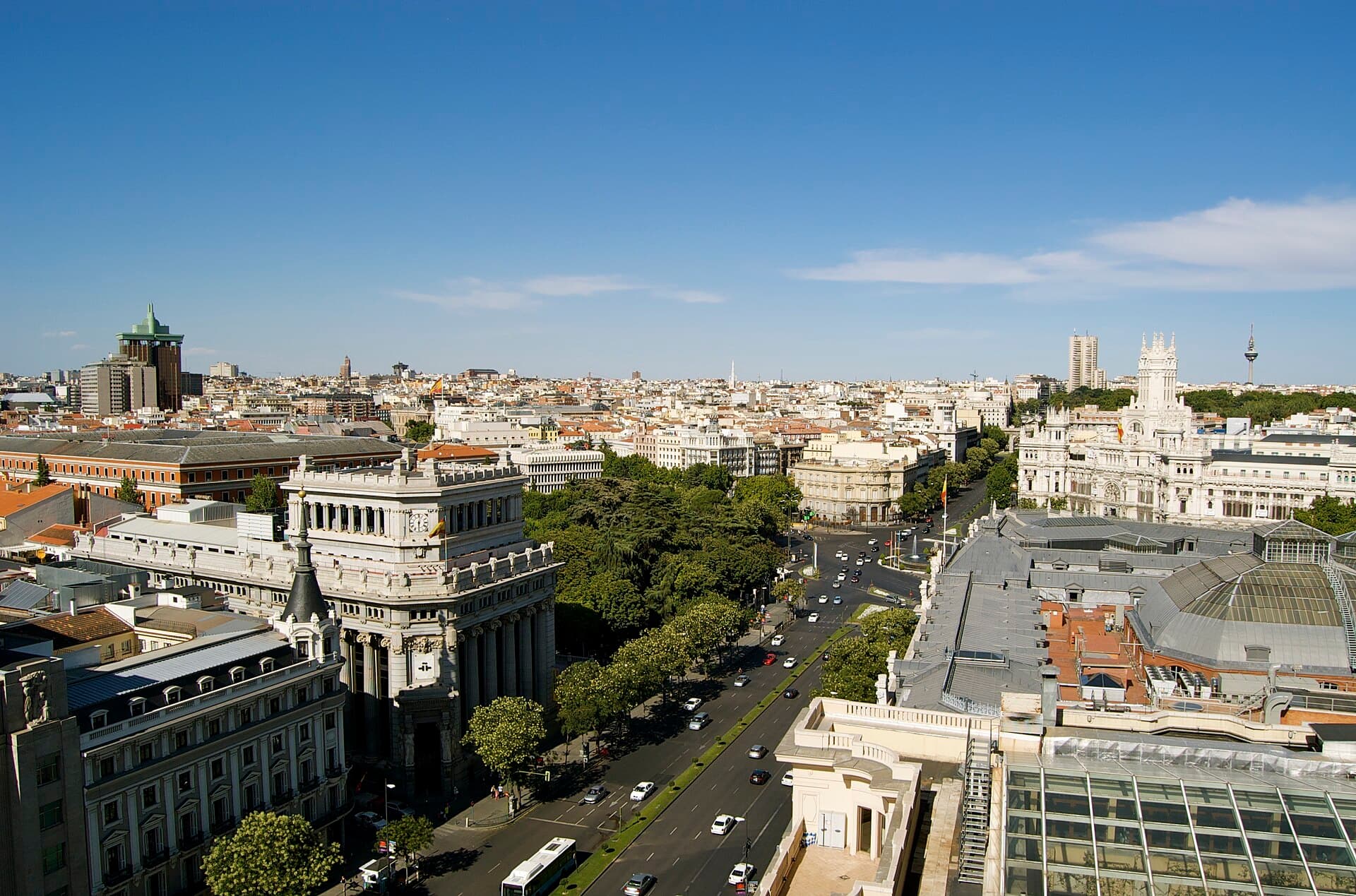 Calle de Alcalá street frontage in Madrid