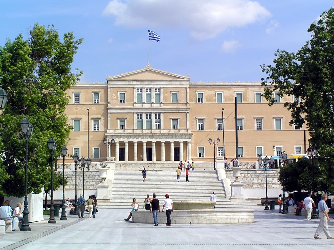 Hellenic Parliament building in Athens