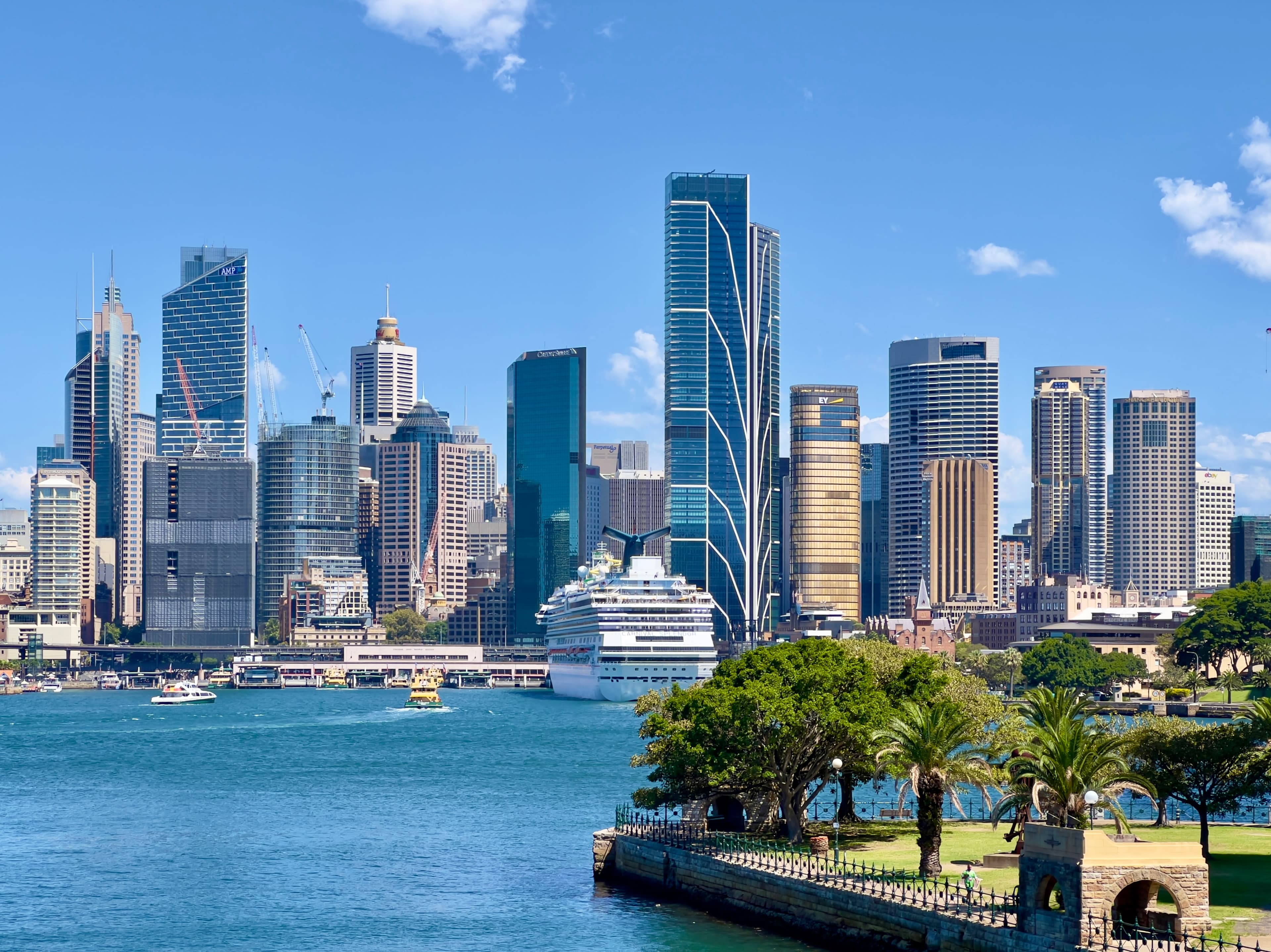 Sydney CBD skyline with office towers