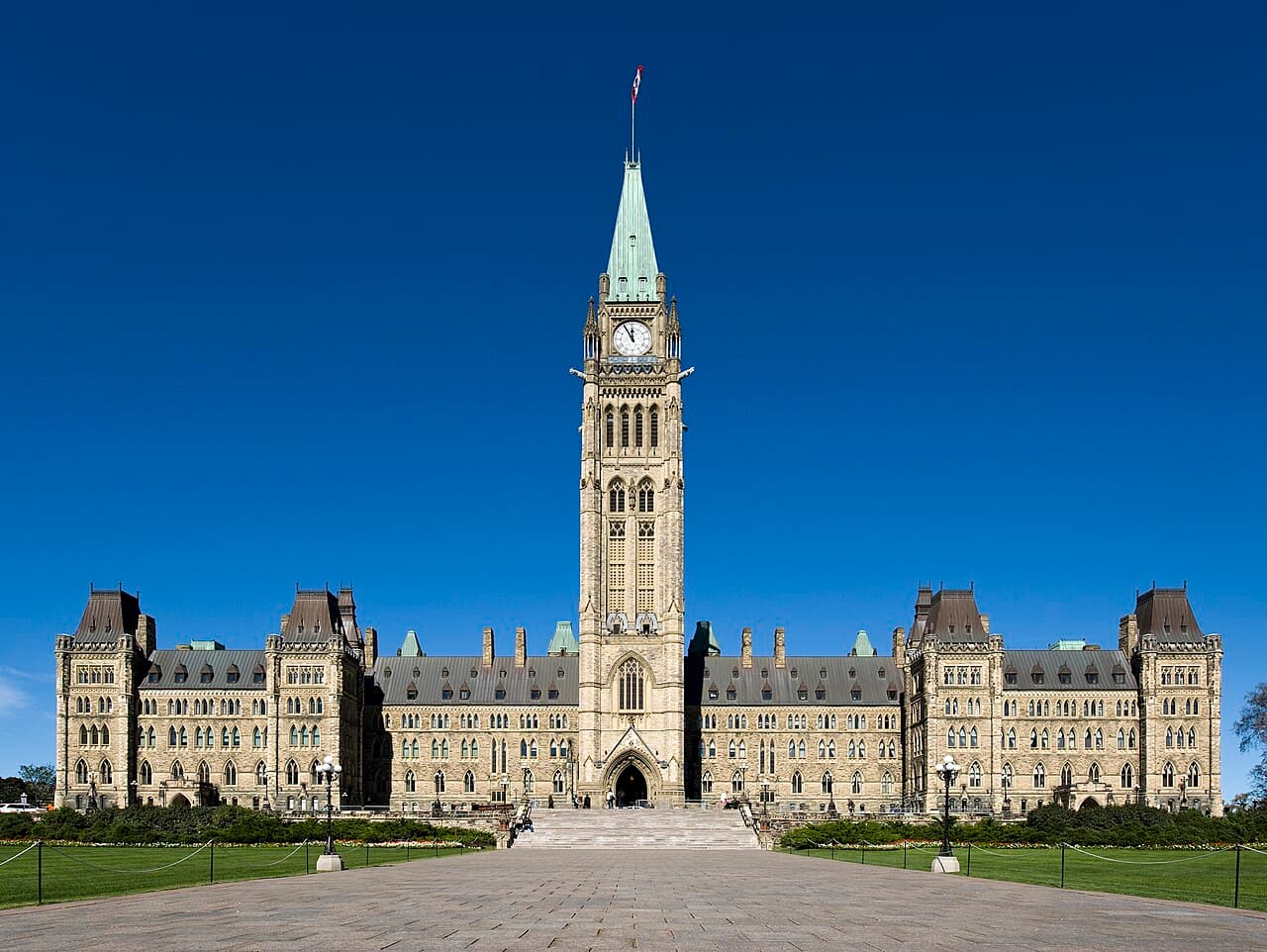 Parliament Hill Centre Block in Ottawa
