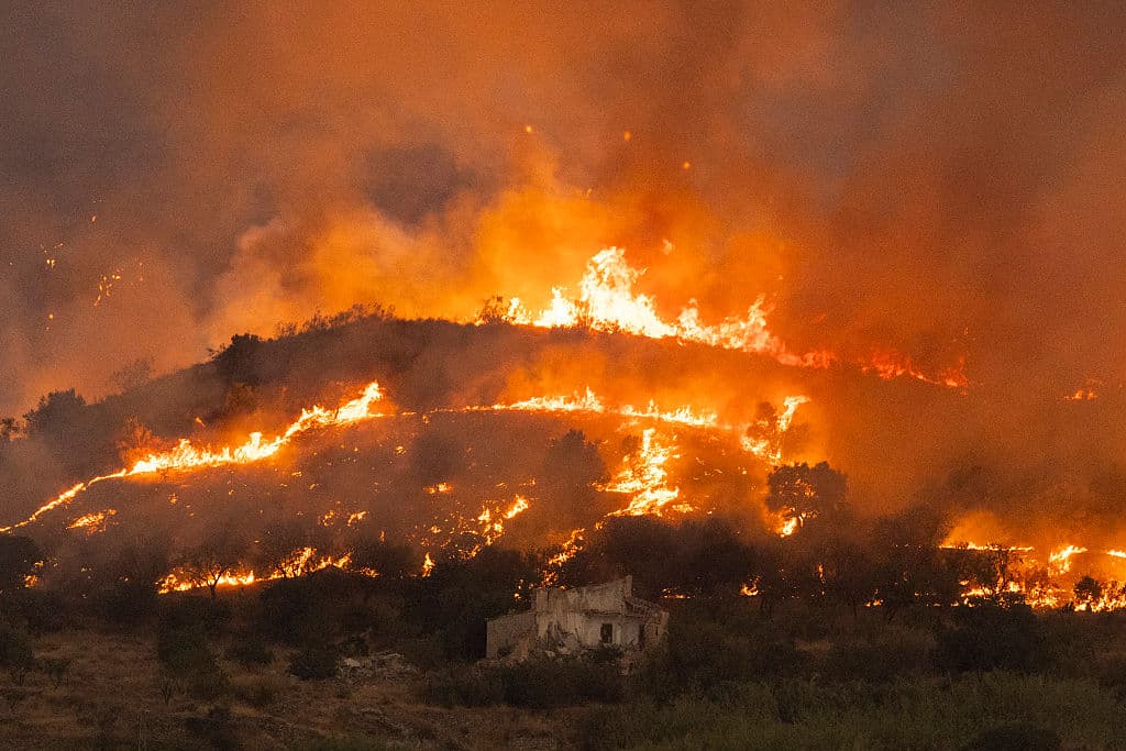 Satellite view of southern Spain after the 2026 fire season